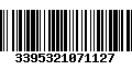Código de Barras 3395321071127