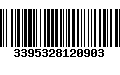 Código de Barras 3395328120903