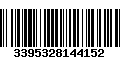 Código de Barras 3395328144152