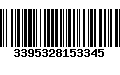 Código de Barras 3395328153345