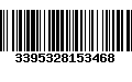 Código de Barras 3395328153468