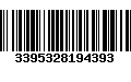 Código de Barras 3395328194393