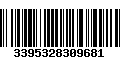 Código de Barras 3395328309681