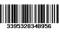 Código de Barras 3395328348956