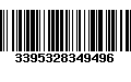 Código de Barras 3395328349496