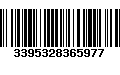 Código de Barras 3395328365977