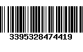 Código de Barras 3395328474419