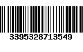 Código de Barras 3395328713549