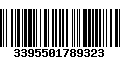 Código de Barras 3395501789323