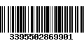 Código de Barras 3395502869901