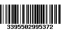 Código de Barras 3395502995372