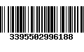 Código de Barras 3395502996188