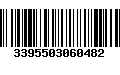 Código de Barras 3395503060482