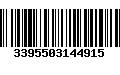 Código de Barras 3395503144915