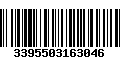 Código de Barras 3395503163046