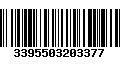 Código de Barras 3395503203377