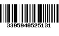 Código de Barras 3395940525131