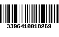 Código de Barras 3396410018269