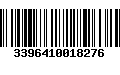 Código de Barras 3396410018276