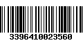 Código de Barras 3396410023560