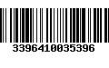 Código de Barras 3396410035396