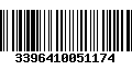 Código de Barras 3396410051174