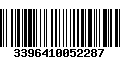 Código de Barras 3396410052287