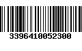 Código de Barras 3396410052300