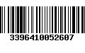 Código de Barras 3396410052607