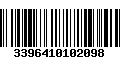 Código de Barras 3396410102098