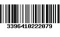 Código de Barras 3396410222079