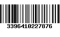 Código de Barras 3396410227876