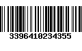 Código de Barras 3396410234355