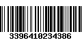 Código de Barras 3396410234386