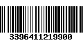 Código de Barras 3396411219900