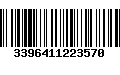 Código de Barras 3396411223570