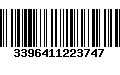 Código de Barras 3396411223747