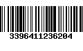 Código de Barras 3396411236204