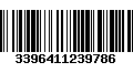 Código de Barras 3396411239786