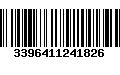 Código de Barras 3396411241826