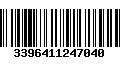 Código de Barras 3396411247040