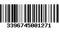 Código de Barras 3396745001271