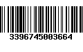 Código de Barras 3396745003664