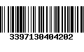 Código de Barras 3397130404202