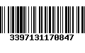 Código de Barras 3397131170847