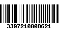 Código de Barras 3397210000621