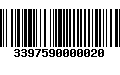 Código de Barras 3397590000020