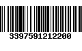 Código de Barras 3397591212200