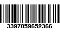 Código de Barras 3397859652366