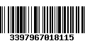 Código de Barras 3397967018115